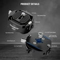 thumbnail image 3 of Neewer GM34 Quick Release Plate Kit, Auto-Lock Arca-Type QR Mount for Peak Design Capture V3, 11lb Load, Compatible with Arca Swiss, 3 of 9