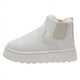 thumbnail image 1 of Botas de nieve para mujer, cálidas, sin cordones, de invierno, de talla grande, con forro polar grueso y acolchado de algodón, 1 of 6