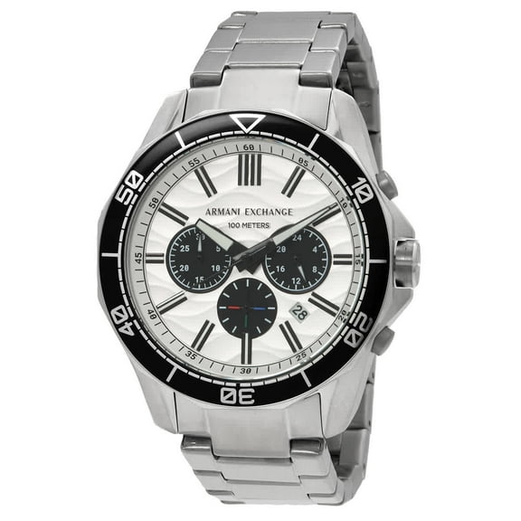 Armani Exchange Spencer Chronograph Quartz Silver Dial Men's Watch AX1969