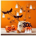 thumbnail image 4 of PALIFEUR Halloween Pumpkin Ghost Hanging Ornaments, 20 Pcs Halloween Ornaments for Tree, Halloween Decorations Ghost Hanging Ornaments for Home Holiday Party Supplies (2.7 Inch), 4 of 5