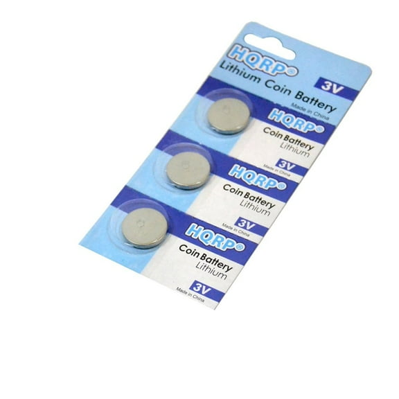 HQRP 3 Pack Lithium Coin Battery compatible with Snark SN-1 SN-8 Tuner