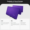 thumbnail image 5 of BalanceFrom 10ft x 4ft x 2in 4-Panel All-Purpose Folding Gymnastics Mat, Purple, 5 of 13