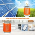 thumbnail image 5 of OUSITAI 3-in-1 Bug Zapper Mosquito Killer Lamp, Solar Operated and Battery Powered Electric Mosquito Zapper with Rechargeable Waterproof Insect Fly Pest Attractant Trap Repellent Orange, 5 of 9