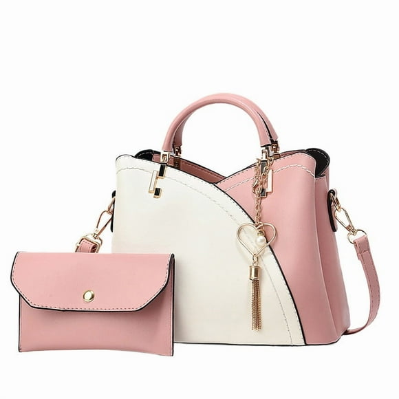 Women's Multi-Color Splicing One-Shoulder Crossbody Bag Color Block Cross Body Purses Cute Designer Handbags Sets