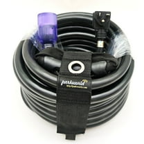 Parkworld 65252 NEMA 5-20 Extension Cord 5-20P to 5-20R (T Blade Female Also for 5-15R Adapter) 125V, 20A, 2500W (50FT)