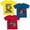 Multicolor, variant on Transformers Optimus Prime and Bumblebee Boys 3 Pack Short Sleeve T-Shirts Tees for Little Kids