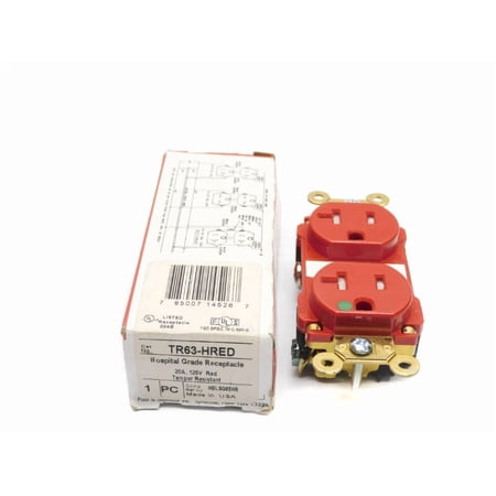 PASS&SEYMOUR LEGRAND TR63-HRED 125V 20A NSMP