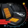 thumbnail image 2 of Adjustable Temperature Heated Car Seat Cushion, Ca Seat Cover with Heat,Winter Car Seat Mat,PU Leather Seat Pad for Full Back and Seat,for Driver or Passenger, 2 of 13