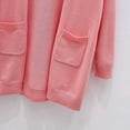 thumbnail image 6 of Gubotare Girls Cardigan Toddler Baby Girl Cardigan Knit Sweater Long Sleeve Button Down Knitwear Kids Fall Winter Coat 3T 4T (Pink,3-4 Years), 6 of 8