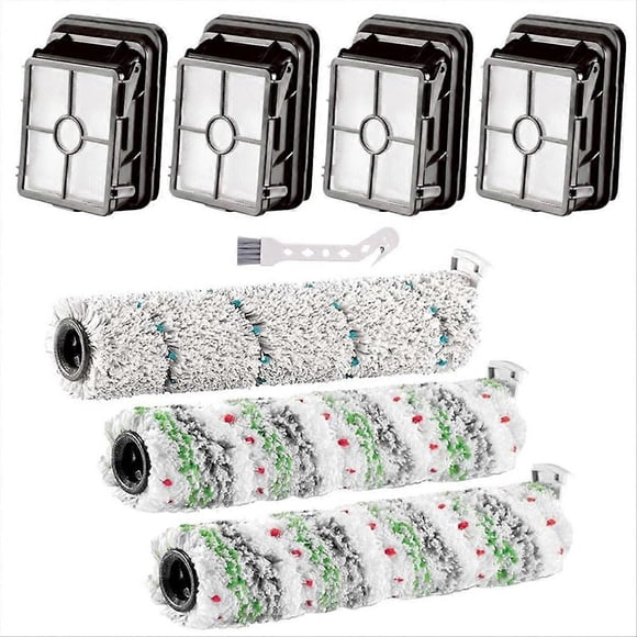 For Bissell CrossWave Max 2554 2590 Brush Roll+Pet Brush Roll+Filters