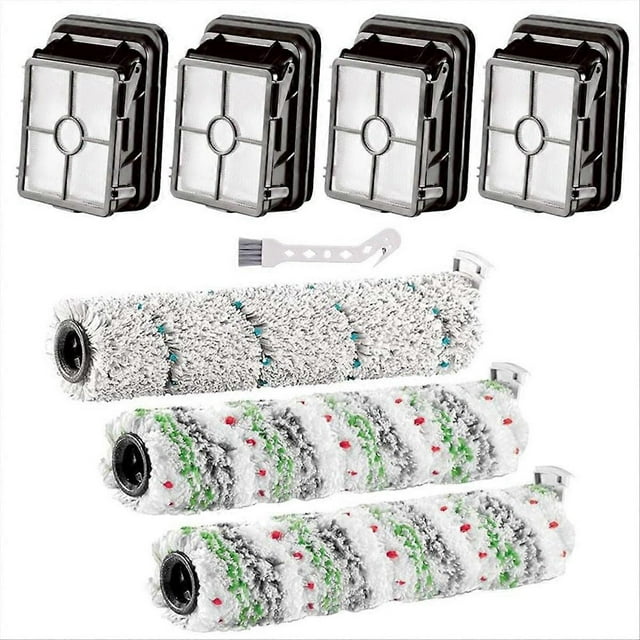 For Bissell CrossWave Max 2554 2590 Brush Roll+Pet Brush Roll+Filters
