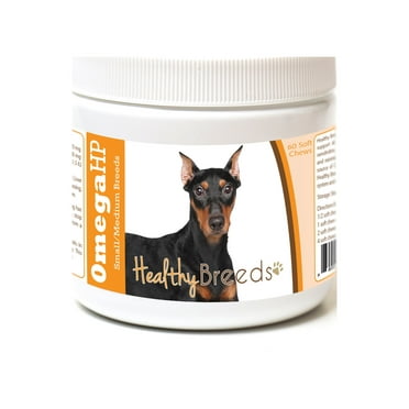 Healthy Breeds German Pinscher Omega HP Fatty Acid Skin and Coat Support Soft Chews