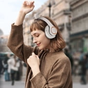 WZXPWT Wireless Bluetooth Headset, Dual-Purpose Bluetooth and Wired Headphones, Metal Telescopic Bluetooth Earphones, Large Earmuff Comfortable Gaming Headset with 40MM Super Speaker