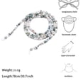 thumbnail image 3 of Cadena de Piedras Naturales para Gafas de Sol y Anteojos de Moda, 3 of 7