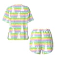 thumbnail image 5 of Xecao Rainbow Rabbit print Swimsuit for women, Summer-ready, sporty style.Quick-dry fabric. Many sizes & colors., 5 of 9