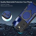 thumbnail image 7 of A03s Case, for Samsung Galaxy A03s Phone Case Metal Stand Ring Holder,Camera Lens Protector for Galaxy A03S,Slim Full Protection Shockproof Cases Cover for Women Men (Blue), 7 of 7