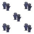 thumbnail image 1 of Greeniant Guantes de invierno para exteriores resistentes a la intemperie Pantalla táctil elástica Equitación Cálido Unisex Correr Mano Pesca L, azul oscuro 5Conjunto, 1 of 6