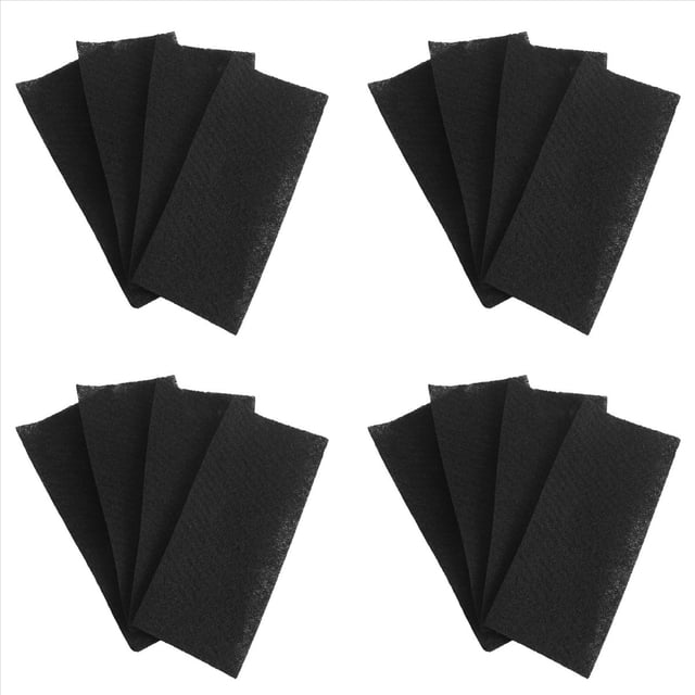 16 Replacement Carbon Booster Filter for Total Air Purifier Aer1 Series HAP242-NUC I Filter AOR31,16 x carbon spray sponge,black