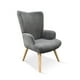 thumbnail image 2 of Sillón Moderno Blue Room Tapizado Tela-patas Madera Caucho, 2 of 6