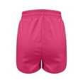 thumbnail image 4 of CheerKidz Women's Fashion Solid Color Casual Shorts Elastic Waistband Side Pocket Shorts Comfy Above Knee Length Summer Athletic Shorts(Hot Pink,S), 4 of 7