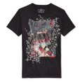 thumbnail image 1 of Playera gráfica con Estampado japonés American Rag para hombre negra extragrande, 1 of 2
