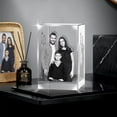 thumbnail image 4 of AISENIN 3D Crystal Photo Personalized Christmas Day Gifts With Your Own Photo for Mom Dad Engraved 3D Crystal Picture Customized Gift for Birthday Wedding Anniversary Memorial Day, 4 of 5