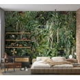thumbnail image 4 of Botanical Wallpaper Wall Mural - Richness of Jungle, 4 of 5