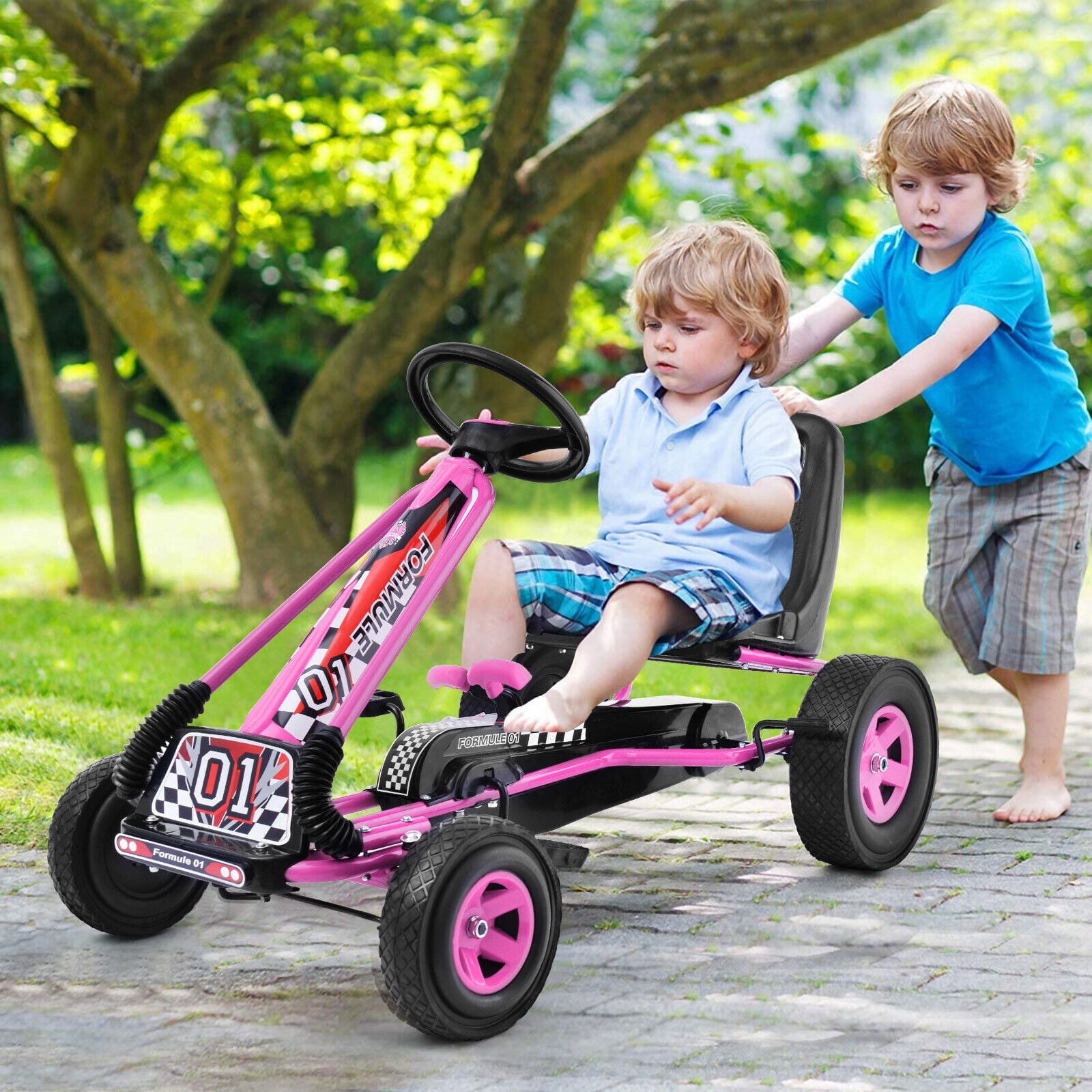 Hauck sirocco pedal go kart pink sales