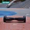 thumbnail image 6 of Gotrax ELF 6.5" Hoverboard with LED Wheels and Headlight, Self Balancing Scooter for Kids and Adults, 200W Motor, 6.2 MPH Top Speed, 3.1 Miles Range, UL2272 Certified, Pink, 6 of 8