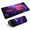 Demongalaxy, variant on Pattern 12 Samurai Anime Large Gaming Mouse Pad with Stitched Edges
