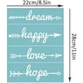 thumbnail image 2 of 11x8.6 Inch Self-Adhesive Silk Screen Printing Stencil Reusable Pattern Stencils Rose Flower, 2 of 8