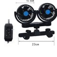 thumbnail image 5 of Electric Car Fans (Rear Seat), 12V Car Fan Auto Rear Seat Cooling Fan 360 Rotation Speed ​​Adjustable Electric Fan, 5 of 5
