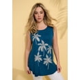 thumbnail image 2 of Roaman's Women's Plus Size Crewneck Sequin Tank, 2 of 2