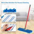 thumbnail image 5 of 2 Pack Thicken Mop Refills Compatible with O-Cedar Dual-Action Microfiber Flip Mop, Replacement Mop Heads for Dry/Wet Use, Machine Washable Double Sided All Surface Cleaning, 5 of 9