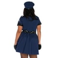 Leg Avenue Womens 5 PC Plus Size Flirty Cop Costume