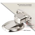 thumbnail image 5 of Tope de puerta resistente con tornillos autoadhesivos ocultos montados en el piso, plateado esquí esquí Gafas de esquí, 5 of 5