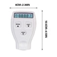 thumbnail image 3 of JilgTeok 3 Packs Automotive Paint Thickness Tester Coating Thickness Gauge with Backlight LCD Display Clearance, 3 of 5