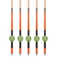 thumbnail image 3 of ASKA Set of 5 Orange L2 Pool Cue Sticks, 58" Canadian Maple, 13mm Tip, 19oz, 3 of 4