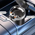 thumbnail image 4 of Car Ashtray Car Ashtray Of Metal Inner Liner With Open Lid, 4 of 8