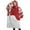 Red Christmas Reindeer, variant on Oversized Wearable Blanket Hoodie,Red Christmas Patchwork Pattern Sherpa Blanket Hoodie with Super Pockets,Super Warm Fuzzy Pullover for Women & Men