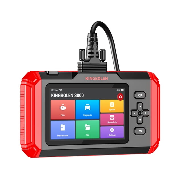 Escáner OBD2 KINGBOLEN S800 Herramienta de escaneo de diagnóstico para automóviles