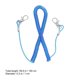 thumbnail image 4 of 8Pcs 1.5m Jumped RopeFishing Protection Tackle Rowing Ropes Fishing Lanyards Rod Steel Rope Accessories Coiled Line(Random Color), 4 of 4
