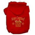 thumbnail image 3 of Christmas Pet Dog  Cat Hoodie Screen Printed, "Golden Christmas Present", 3 of 10