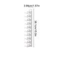 thumbnail image 3 of Cevemin Wall Mount Metal Baseball Cap Organizer Rack Holds Up To 10 Hats, Vertical Hat Storage Holder for Closet Bedroom Door, 3 of 7