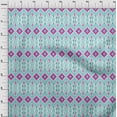 thumbnail image 3 of oneOone Cotton Poplin Fabric Geometric Ikat Printed Craft Fabric BTY 56 Inch Wide, 3 of 4