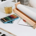thumbnail image 3 of HAKIDZEL 1Set Wooden Paper Roll Easel scroll painting stand for Writing Space Saving Design, 3 of 8