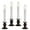 Antique Bronze, variant on 612 Vermont Slimline Ultra-Bright LED Window Candles, Battery Operated, Metal Base (Brushed Nickel)