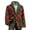 02-Green, variant on KHONTS Men's Christmas Blazer Vintage Corduroy Jacket Funny Xmas Graphic Button Holiday Party Jackets Work Blazers 01-White L