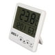 thumbnail image 3 of Termómetro Digital para interiores, reloj higrómetro, reloj electrónico de temperatura montado en la pared para oficina, invernadero y coche, 3 of 5
