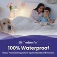 thumbnail image 3 of Twin XL Size Waterproof Cooling Mattress Protector by Slumberfy - Premium Skin-Safe Mattress Cover, Natural Fabric with ArcticTex Cooling Technology, Noiseless Quilted Mattress Protector – 39x80 in., 3 of 5